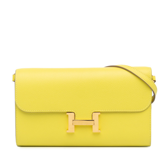 Pre-Loved Hermes Evercolor Constance Wallet To Go - Picture 1 of 10